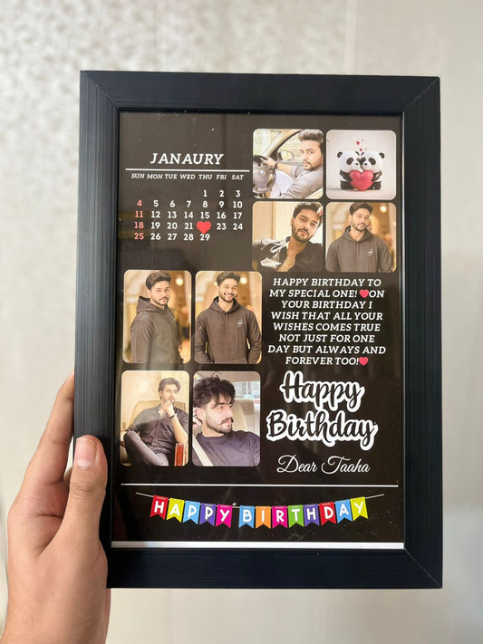 Customize Birthday Frame For Gift